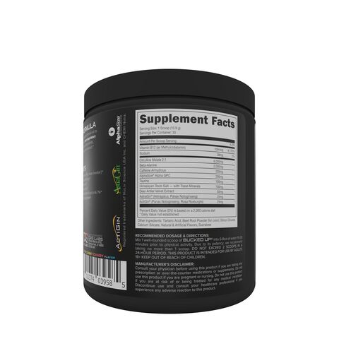 pre workout Bucked Up