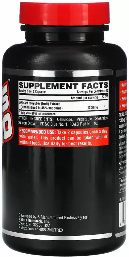 Tribulus Black 1300 Nutrex